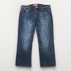 Lucky‎ Brand Jeans Womens 10/30 Blue Denim Sweet Crop Pockets Stretch Casual